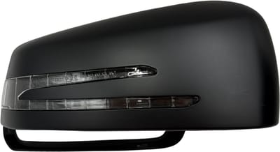 BILMAX Rechter Spiegelkap met Richtingaanwijzer – Voor Mercedes W176, W246, W242, W204, W212, W221 – Zwart Getextureerd (Passagierszijde)