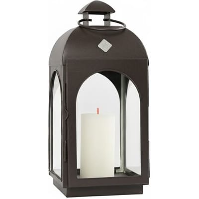 KS Verlichting Capri Windlicht Antraciet Small