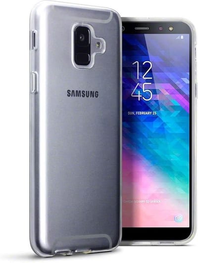 HB Hoesje Geschikt voor Samsung Galaxy A6 2018 - Siliconen Back Cover - Transparant