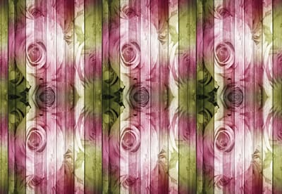 Fotobehang Flowers Roses Abstract | XL - 208cm x 146cm | 130g/m2 Vlies