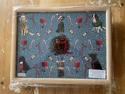 Alex Clark Schootkussen Christmas Dogs ~ Honden Kerst/winter