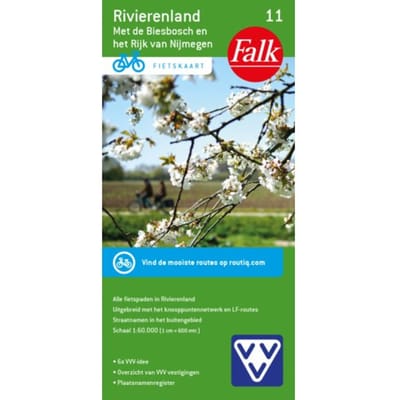 Falk Fietskaart 11 Rivierenland - Falkplan Fietskaart