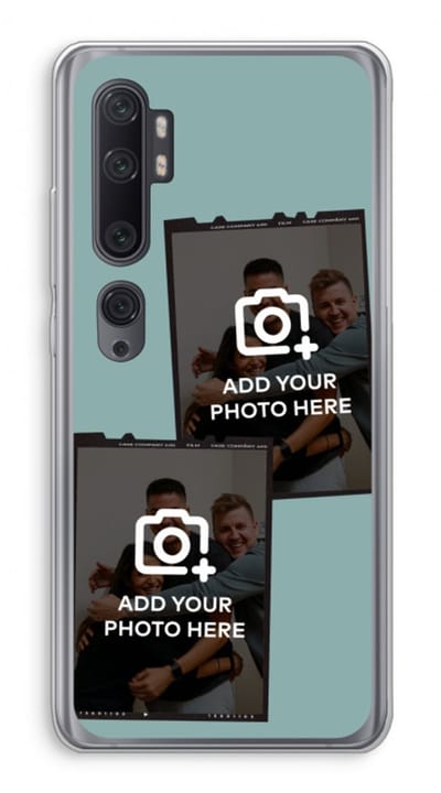 Gepersonaliseerd - Case Company® - Hoesje geschikt voor Xiaomi Mi Note 10 hoesje - Polaroid Zwart - Soft Cover Telefoonhoesje - Bescherming aan alle Kanten en Schermrand
