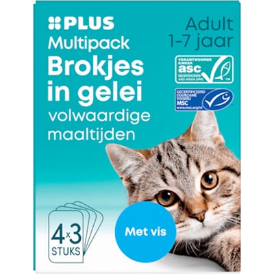 Brokjes in gelei multipack vis adult