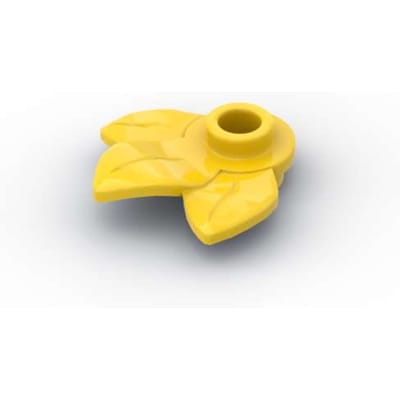 MOC 10 STUKS 32607 Plantenplaat Bouwstenen Set Rond 1x1 Met 3 Bladeren Stenen Deeltje DOE-HET-