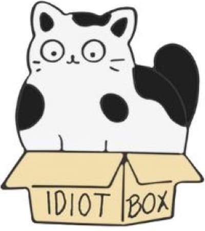 Pin Broche - enamel pin - kledingspeld - Idiot box