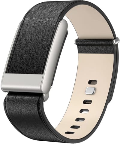 Strap-it Leren Bandje geschikt voor Whoop 5.0 – stijlvol & comfortabel – geschikt voor Whoop 5.0 - Zwart