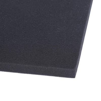 Herbruikbare Aquarium Vissenkom Biochemisch Filter Schuim Filtratiespons Pad 50*50*2cm black