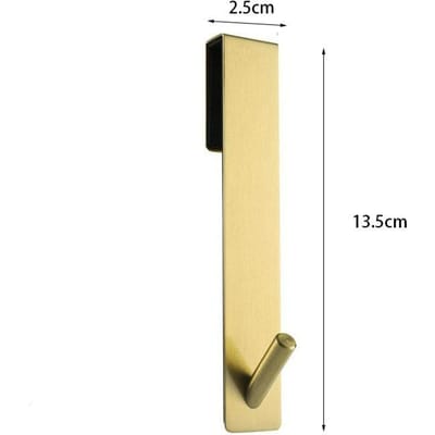Porte-douche doré Support de porte en verre, Porte-porte en verre sans cadre pour salle de bain, Porte de douche doré