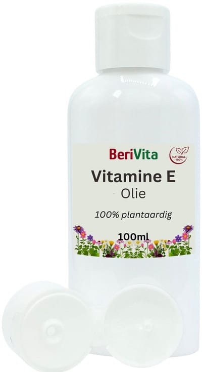 Vitamine E Olie 100ml - Voor Huid en Haar Producten - 100% Natuurlijke Tocoferol