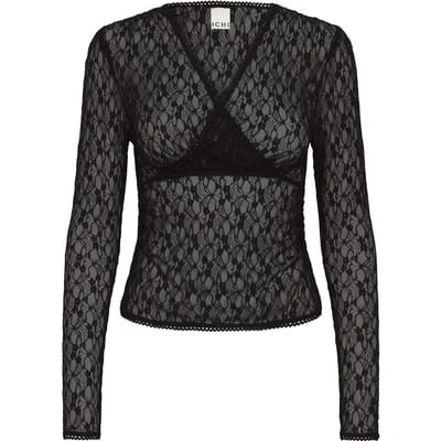 Dames-T-shirt met lange mouwen Ichi Lacey 2