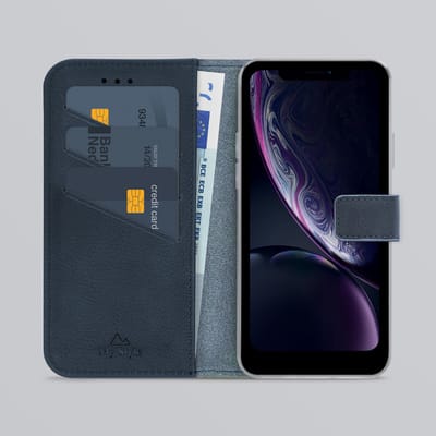 My Style Telefoonhoesje geschikt voor Apple iPhone XR Hoesje | My Style Flex Wallet Bookcase Portemonnee | Pasjeshouder voor 3 Pasjes | Telefoonhoesje voor Pinpas / OV Kaart / Rijbewijs - Royal Blue | Blauw