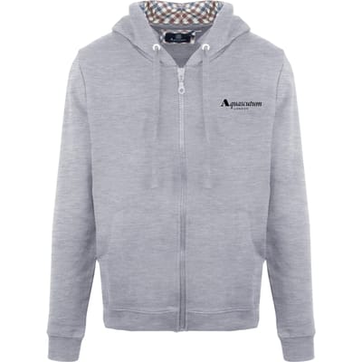 Aquascutum Heren Casual Hoodie (Grijs)