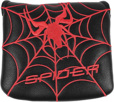 Golf Putter Head Cover met Spinnen Borduurwerk - Bescherming voor Mallet Golfclubs