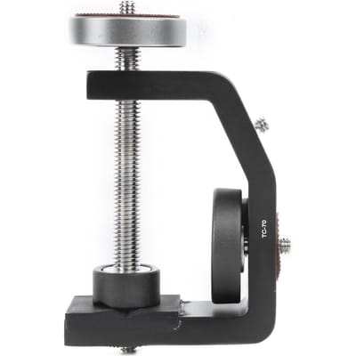 XILETU TC-70 Aluminiumlegering Zwart Universeel 1/4 Inch Schroefinterface C-Clip Fotografie Stabiel black