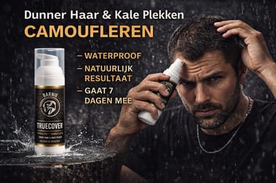Barnie Cosmetics® Truecover - Zwart - Haar Concealer Spray – Dunner Haar & Kale Plekken Camoufleren – Waterproof – Natuurlijk Resultaat
