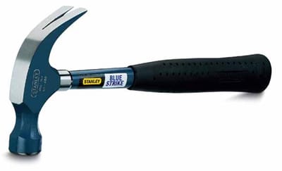 Stanley Blue Strike Serie - Roestvrijstalen Klauwhamer - 567g - Ergonomische Handgreep