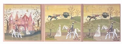 Egmont Toys magneetpuzzel prinses - educatief speelgoed 17,5x17,5 cm.