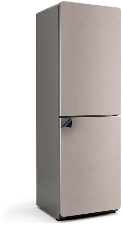 Wallfluent Magnetische Koelkastmat - Lichtbruin Koelkast Magneet Sticker - 60 cm x 190 cm - Lichtbruin Magnetische Koelkastmat - Decoratieve Koelkastfolie - Koelkastfront Decoratie Magneet - Herbruikbare Magneetmat Koelkast