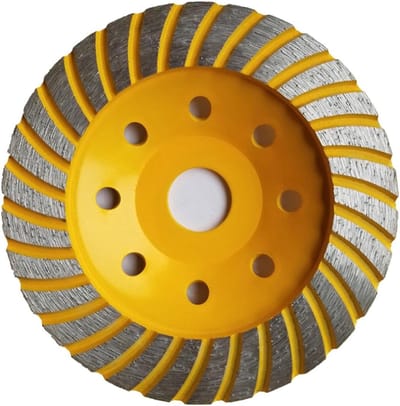 Diamantslijpschijf 125 mm – Turbo dubbelrij – voor beton, steen & metselwerk – 22,23 mm – industriële kwaliteit