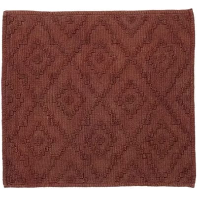 Sealskin Aztec Badmat 60x60cm Donkerrood