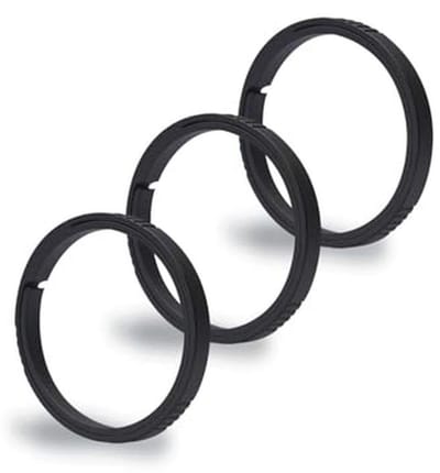 Titanium sleutelringen met zijdelings drukkend design - 30, 25, en 19 mm - Stevige en multifunctionele sleutelhangers