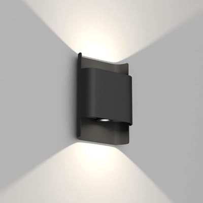 Waterdichte LED Wandlamp Zwart Binnen en Buiten Up Down Verlichting 12W