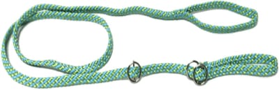 Chikko Quality - Vanglijn met Dubbele Stop - Lichtblauw/groen - 165cmx10mm