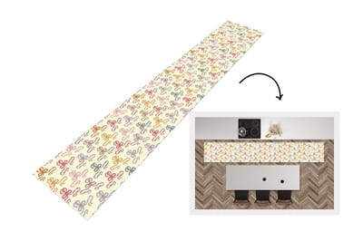 Keukenloper - Loper keuken - Strik - Patronen - Geboorte - 300x50 cm - Keukenloper vinyl