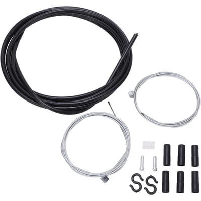 Kit de boîtier de câble de frein universel pour vélo Ensemble de remplacement de tube de câble de frein interne pour vélo avec capuchons Mountain Bike Braking Kit