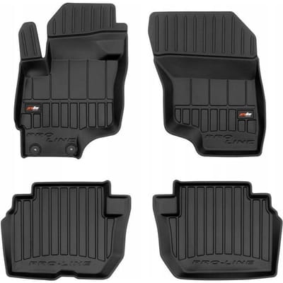 FROGUM PROLINE Automatten - Geschikt voor MITSUBISHI OUTLANDER III HYBRID / PHEV (2012-2022) - 4-delig - TPE Rubber - Zwart