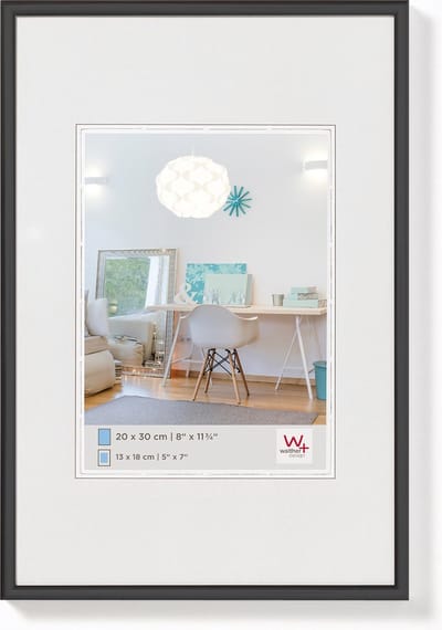 Walther New Lifestyle - Kunststof lijst - Fotoformaat 13x18 cm - Zwart
