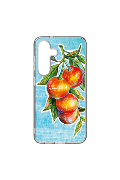 Samsung Lieve Merlijn Mandarin Hybrid Case - Samsung Galaxy S25 Hoesje - Blauw
