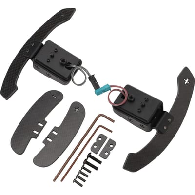 1 Paar Stuurwiel Schakelpaddles Magnetische Koolstofvezel Schakelpaddel Verlengstukken voor 1 Serie F20