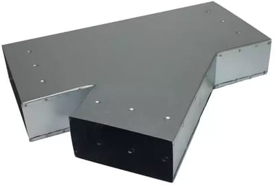 T-stuk 45 graden 220x80 - 170x80 tbv instortkanaal