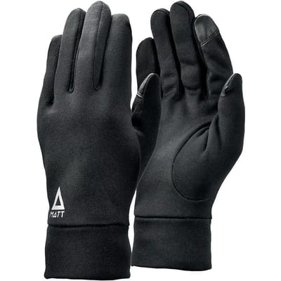 Matt Warmstrech Handschoenen Zwart 2XL