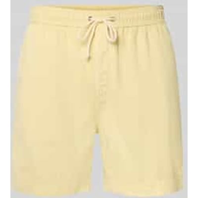 regular fit korte broek met elastische boord model 'SUNFADED'