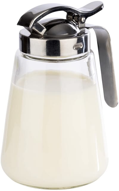 APS Schenkkan - Universele Schenkfles met schenktuit - Koffieroom Kan van Glas - 300 ml