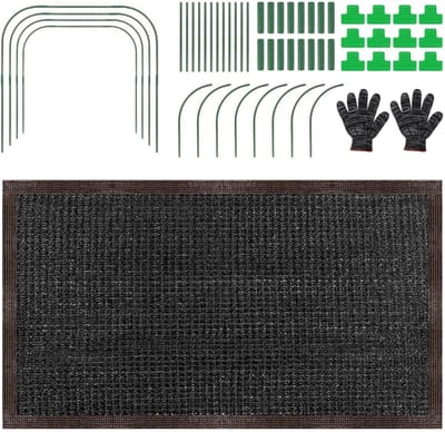 Planten Scherm - Tuin zonnescherm - Planten beschermen - UV-bestendig en ademend - 200x100 cm - Groen