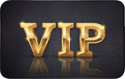 Badmat 80x50 cm - Antislip - VIP - Goud - Schittering - Badmatten voor badkamer - Badkamermat - Douchemat - Badkamer mat