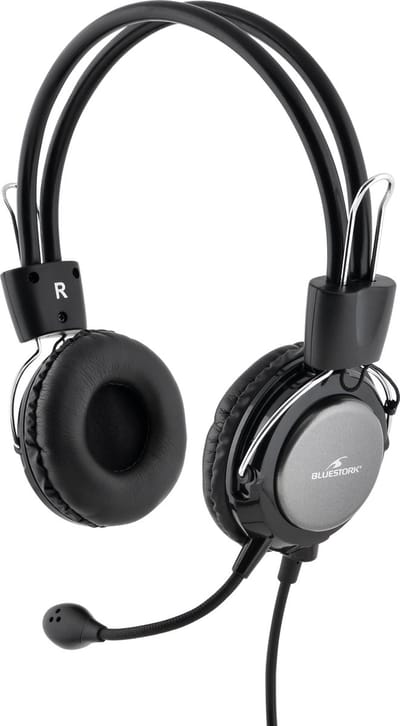 Headphones with Microphone Bluestork MC-201
