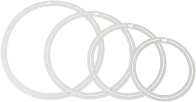 Drumdempers - Geluidsring set - Drums stemmen - Effectieve resonantie demping - 40 cm set - Zwart