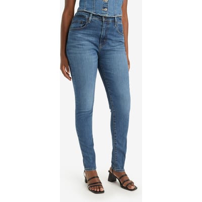 Levi's 721™ High Rise Skinny Jeans Size: W24L30 | Skinny Outlet | Dames | Blauw