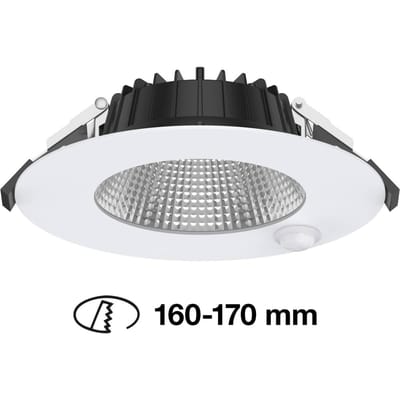 The Light Group SLC Shift LED downlight Ø 18cm wit met sensor