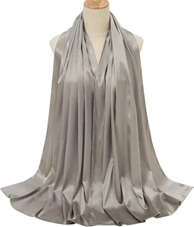 Bovista Hoofddoek - Hijab - Dames - Abaya - Sjaal - Islamitische Kleding - Moslim Kleding - Alhamdulillah - Grijs