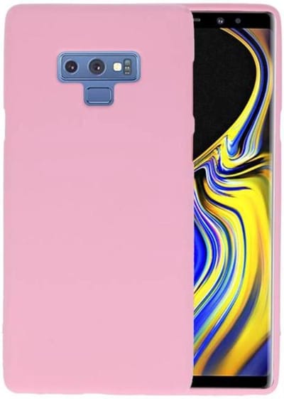 Hoesje Geschikt voor de Samsung Galaxy Note 9 - Backcover Color Telefoonhoesje - Roze