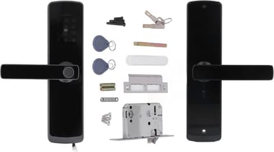 Smart Deurslot Vingerafdruk Bluetooth APP Wachtwoordsleutel IC Kaart Ontgrendel USB DC5V Biometrisch Deurslot Smart Deadbolt Voor Home Office Hotel
