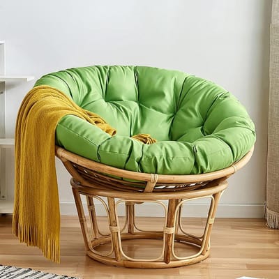 Rond Stoelkussen - Hangmat Kussen - Buiten Ontspannen - Extra Dikke Vulling - 180 x 180 cm - Groen