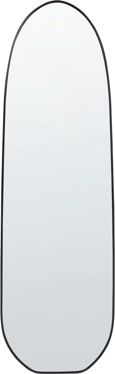 DARNETS - Wandspiegel - Zwart - 46 x 160 cm - Aluminium