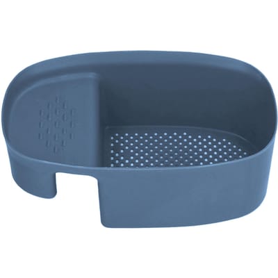 Afwasbak Afdruipmand Huishoudelijk Zadelvormig Gaas Zeef voor Keukenafval Groente Fruit Blauw blauw